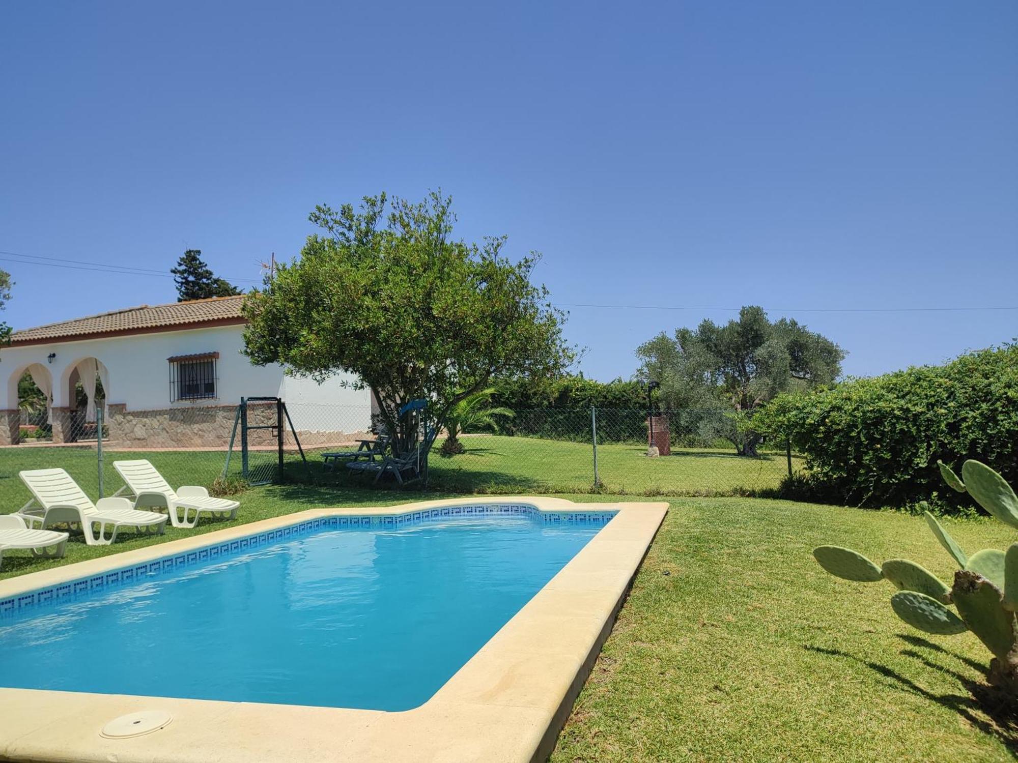 Casa Rural El Laurel Con Piscina Privada Conil De La Frontera Bagian luar foto